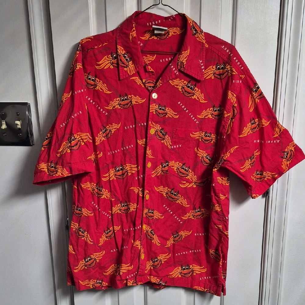 Red Senor Frogs Men's Shirt